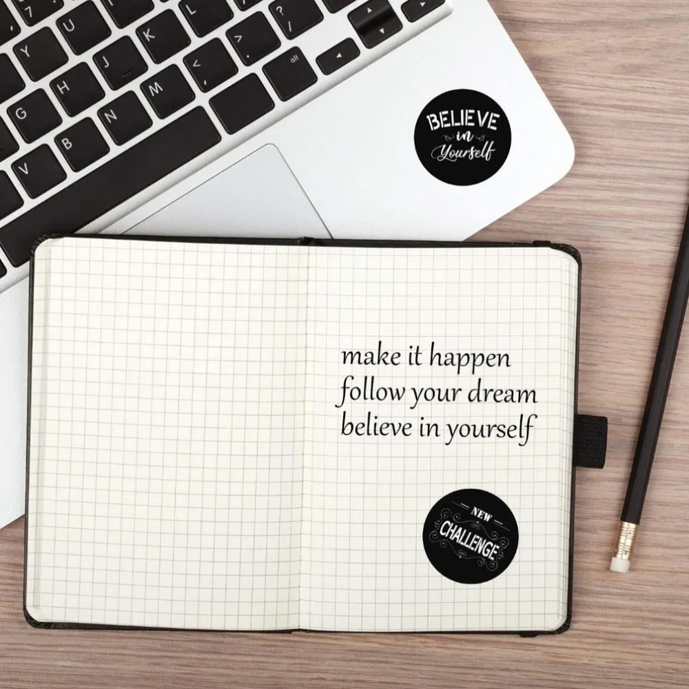 120 Positive Affirmation, Inspirational, Motivational Stickers 1.5